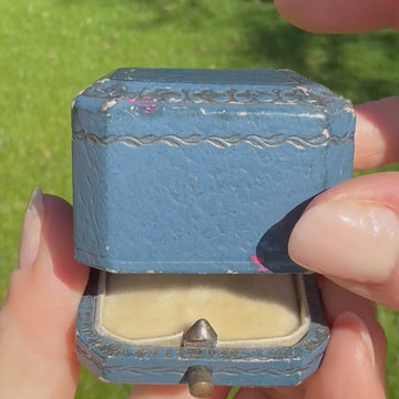 vintage purple sapphire ring