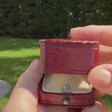 vintage ruby and diamond ring
