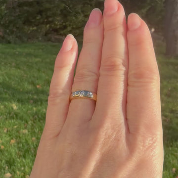 Victorian three stone ring