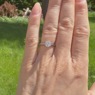 Tiffany classic engagement ring