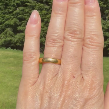antique gold wedding ring