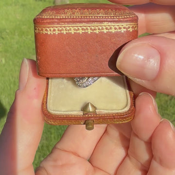 sapphire and diamond two stone ring