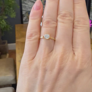 antique diamond engagement ring