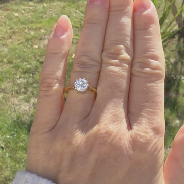 vintage diamond engagement ring