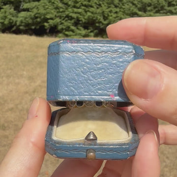 Edwardian sapphire and diamond ring