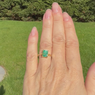 vintage Colombian emerald