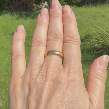vintage 18k gold wedding ring