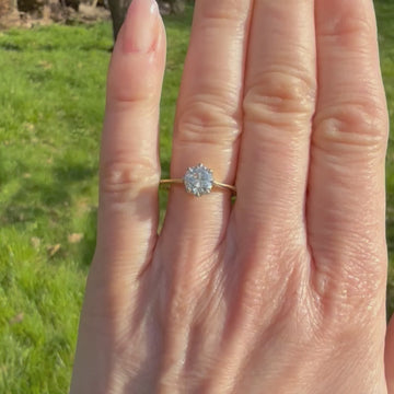 vintage diamond engagement ring