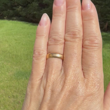 antique gold wedding ring