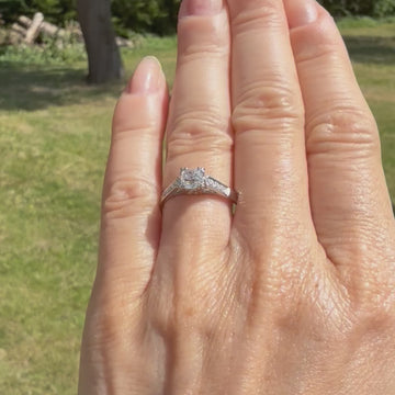 vintage diamond engagement