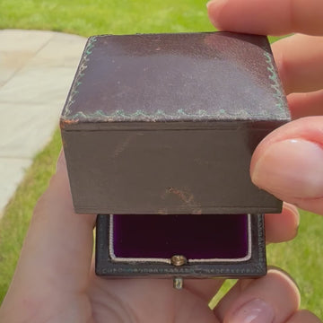 Victorian diamond cluster ring