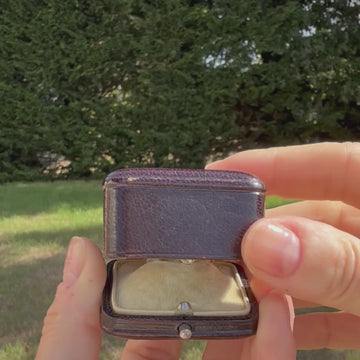 unheated sapphire & diamond toi et moi