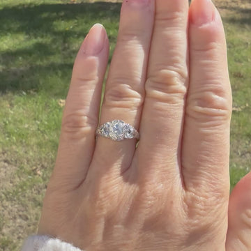 Art Deco engagement ring