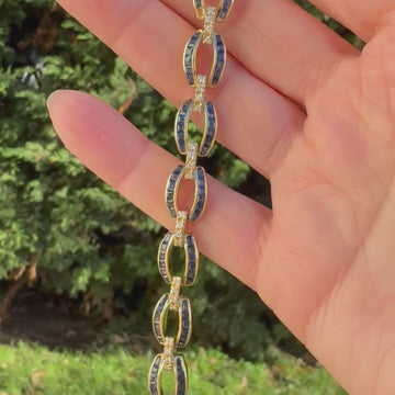 vintage sapphire bracelet
