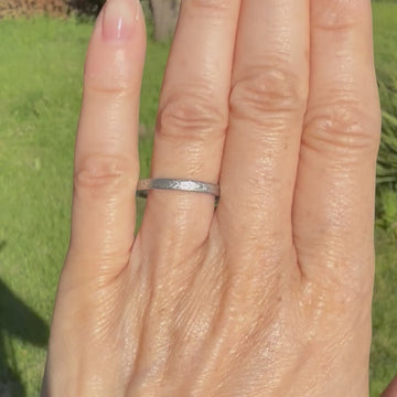vintage platinum wedding ring