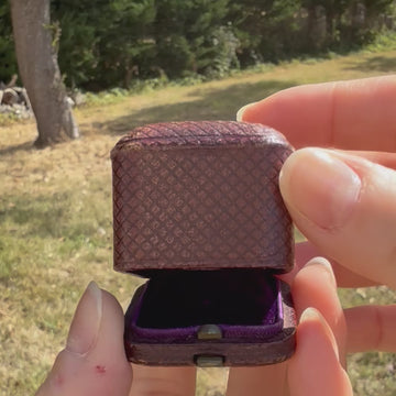 Art Deco Three Stone Ring