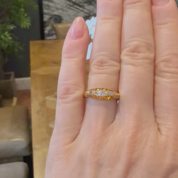 Edwardian 5 stone ring
