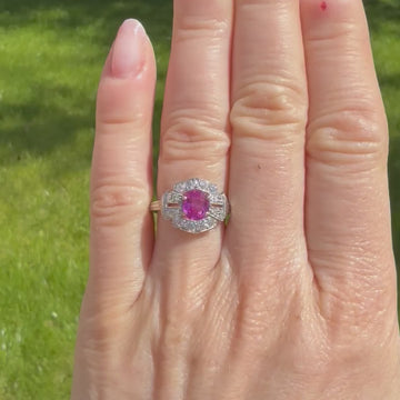 unheated Mogok pink sapphire