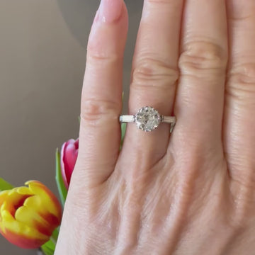 vintage diamond engagement ring