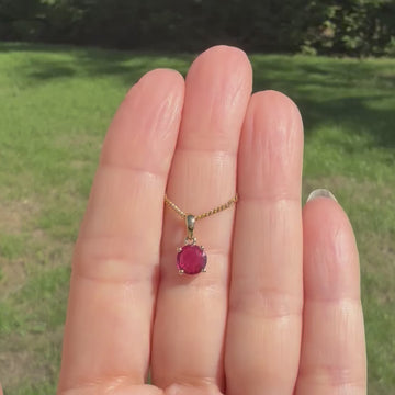 Ruby pendant