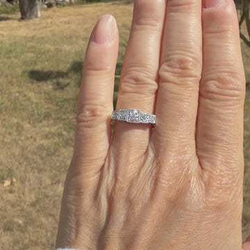 Art Deco Five Stone Ring