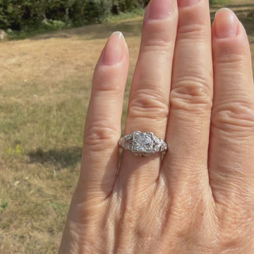 Art Deco engagement ring