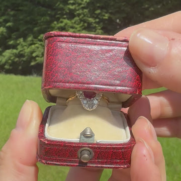 antique mogok ruby