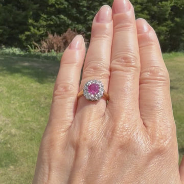 unheated burmese pink sapphire