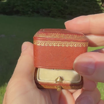 Vintage colombian emerald ring