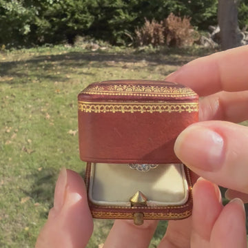 antique ruby and diamond ring