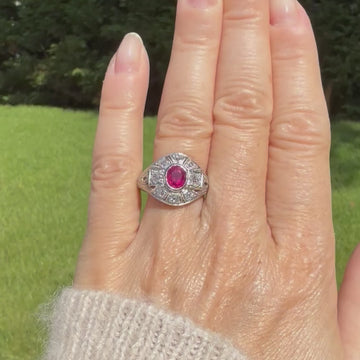 antique ruby ring