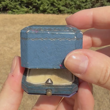 unheated Ceylon sapphire ring