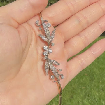 Art Nouveau diamond bracelet