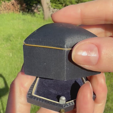 Brutalist diamond ring