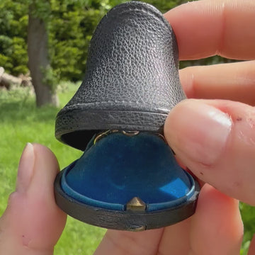 old pear cut diamond ring