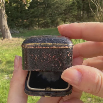 vintage diamond crossover ring