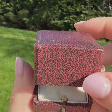 antique ruby cluster ring