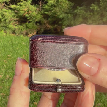 Unheated pink sapphire ring